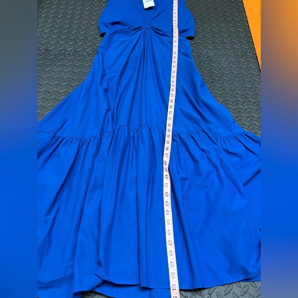 NWT Mango Blue Knot Dress With Cutouts M - Picture 3 of 5